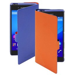 Made for Xperia Funda Folio Camaleón Azul/Naranja para Sony Xperia Z5