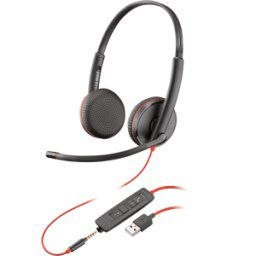 POLY BW C3225 - Auriculares, USB / Jack, estéreo, Blackwire C3225, a granel