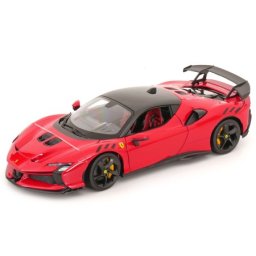 FERRARI SF90 XX Stradale 2024 Rosso Corsa - Bburago Escala 1:18 (16020R)