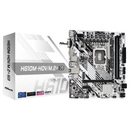 Placa Base ASRock H610 Intel LGA 1700 Micro ATX H610M-HDV/M.2+ DDR5 M.2+
