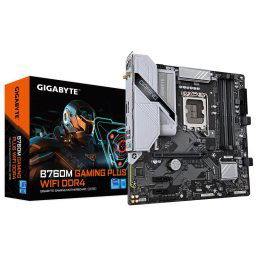Placa Base Gigabyte B760M Intel B760 LGA 1700 Micro ATX B760M GAMING PLUS WIFI DDR4 WiFi 6 2xM.2