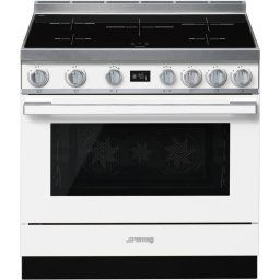 Smeg Portofino CPF9IPWH Cocina de Inducción 5 Zonas + Horno Pirolítico Blanca