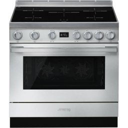 Smeg Portofino CPF9IPX Cocina de Inducción 5 Zonas + Horno Pirolítico Inox