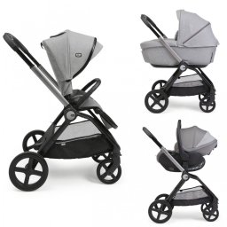 Cochecito Trio Chicco Mysa con Gran Comfort y Kory Plus Lunar Rock