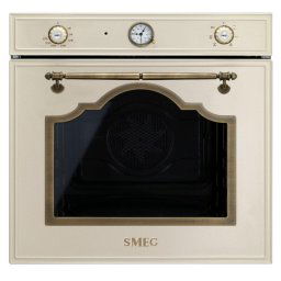 Horno eléctrico Smeg SF700PO 70L crema ventilado con puerta fría y estética Cortina