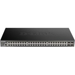 D-Link DGS-1250-52X Switch PoE 48 Puertos Gigabit + 4 Puertos SPF