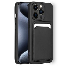 Carcasa COOL Card para iPhone 15 Pro Negro
