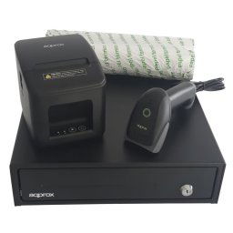 Impresora Térmica USB Approx appPOSPACK3380USB-2D Corte automático TPV Completo 2D