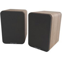 Altavoces Approx Autoamplificados Bluetooth 60W RMS madera con control remoto