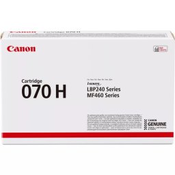Cartucho de tóner Canon 070H Negro Original Alto Rendimiento 10200 páginas i-SENSYS