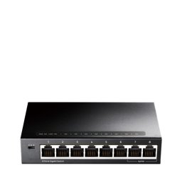 Switch CUDY 8 Puertos Gigabit Ethernet 16Gbps Full Duplex Soporte VLAN Negro
