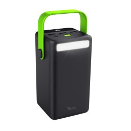 Power Bank Trust Redoh XXL 50000mAh PPS Quick Charge 4 salidas Linterna Negra/Verde