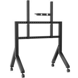Onkron Soporte Tv Ruedas 70 - 110 Pulgadas - Pie Para Tv Y Pizarra Digital En Color Negro Con Peso De 120.5 Kg - Soporte Para Televisión Y Panel Interactivo Max Vesa 1000x800 / Pie Televisor Ts2081-b