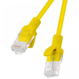 Lanberg Cable de Red RJ45 UTP Cat.5e 1m Amarillo