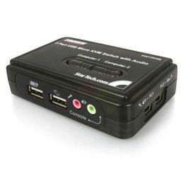 StarTech Kit Conmutador KVM USB + Audio 2 Puertos