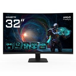 Monitor Gigabyte GS32QCA 31.5″ QHD 180Hz VA Curvo FreeSync HDR 1ms Eyesafe 2.0