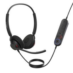 Auriculares Jabra con cable USB, doble micrófono, cancelación de ruido y voz HD