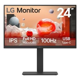 Monitor LG 23.8″ 1080p 100Hz IPS Altura Regulable USB-C Altavoces DisplayPort