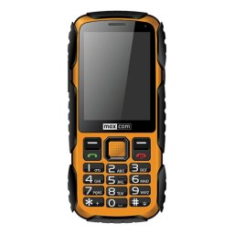 Teléfono resistente Maxcom Negro Amarillo 2.8″ 2G Bluetooth Cámara 2MP Linterna 1400mAh