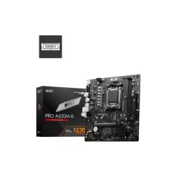 Placa Base MSI AMD A620 AM5 mATX PRO A620M-B DDR5 NVMe HDMI 2.1 VGA RJ45