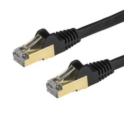 StarTech Cable de Red STP Snagless Cat 6A 7.5m Negro