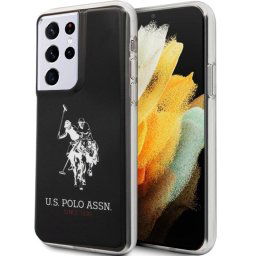 Cool Funda Licencia Polo Ralph Lauren Negro para Samsung Galaxy S21 Ultra