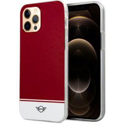 Cool Funda Licencia Mini Cooper Rojo para iPhone 12 Pro Max