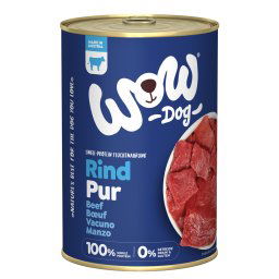 WOW Puro comida húmeda para perros 6 x 400 g - Vacuno