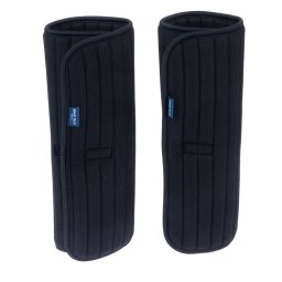 Almohadillas para vendajes Nomad Tales con velcro, negras - Talla M (2 unidades)