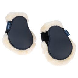 Set de botas Fetlock y polainas Nomad Tales de piel sintética, azul marino - Botas Fetlock para cob, set de 2