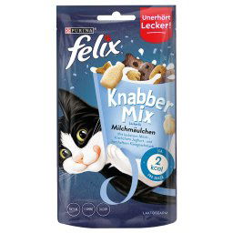 Felix Party Mix snacks para gatos - Bocaditos de leche (3 x 60 g)