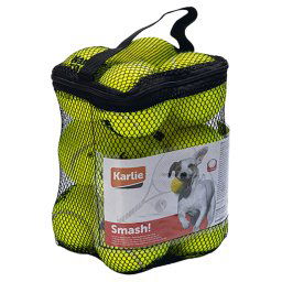 Juego de pelotas de tenis Karlie - 12 unidades, 6 cm de diámetro
