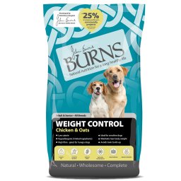 Burns Weight Control Adult/Senior pollo y avena - 2 x 12 kg