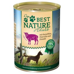 Best Nature Adult 12 x 400 g comida húmeda para perros - Cordero, patatas y perejil