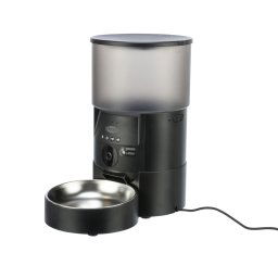 Comedero automático Trixie TX-S Smart - hasta 3 l de pienso, negro