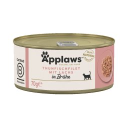 Applaws en caldo 6 x 70 g - Atún y salmón