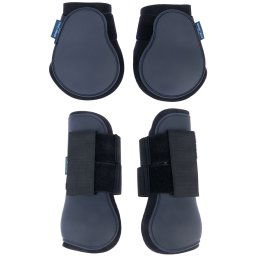 Set de botas Fetlock y polainas Nomad Tales, azul marino - Set poni: Botas Fetlock (set de 2) y polainas (set de 2)