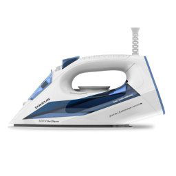 Plancha Taurus 3200W cerámica alta densidad, vapor vertical, antical, autolimpieza, azul/blanco