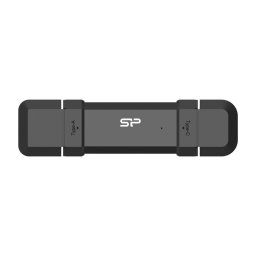 SSD Externo Silicon Power DS72 250GB USB 3.2 Gen2 1050MB/s Aluminio Negro