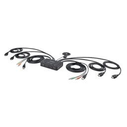 Conmutador KVM StarTech.com SV231DHU34KA 2 Puertos HDMI 4K 60Hz Cables Integrados Audio USB