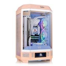 Caja PC Thermaltake Micro Torre SPCC Durazno Vidrio Templado 4XUSB Audio