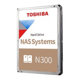 Toshiba N300 16TB HDD 7200RPM 281MiB/s NAS + Fiabilidad 24/7