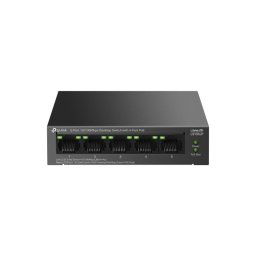 Switch TP-Link LiteWave LS105P 5 Puertos Fast Ethernet PoE Montaje de Pared