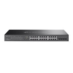 Switch TP-Link 24 Puertos Gigabit L2+ 4 SFP PoE+ 150W Gestionado Sin Ventilador