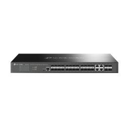 Switch TP-Link T3700G-28TQ 20xFibre Channel 4xSFP+ 4xCombo SFP L2+ 128Gbps Rack 1U