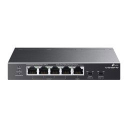 Switch TP-Link TL-SG1005P-PD 5 puertos Gigabit PoE+ sin ventilador montaje pared