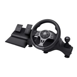 Volante Trust GXT 289 MOVI 270° Vibración Pedales Gaming Multi-Plataforma Negro