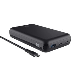 Power Bank Trust Laro 100W 2x USB-C 1x USB-A carga rápida plásticos reciclados