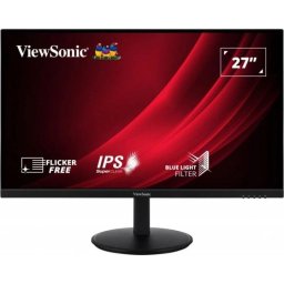 Monitor Viewsonic 27″ 2560x1440 75Hz IPS Altura Ajustable Altavoces VESA