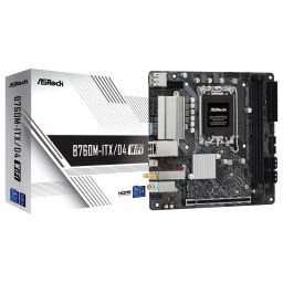 Placa Base Asrock B760M-ITX/D4 WiFi LGA1700 Mini ITX Realtek 1G LAN Wi-Fi 6E Bluetooth